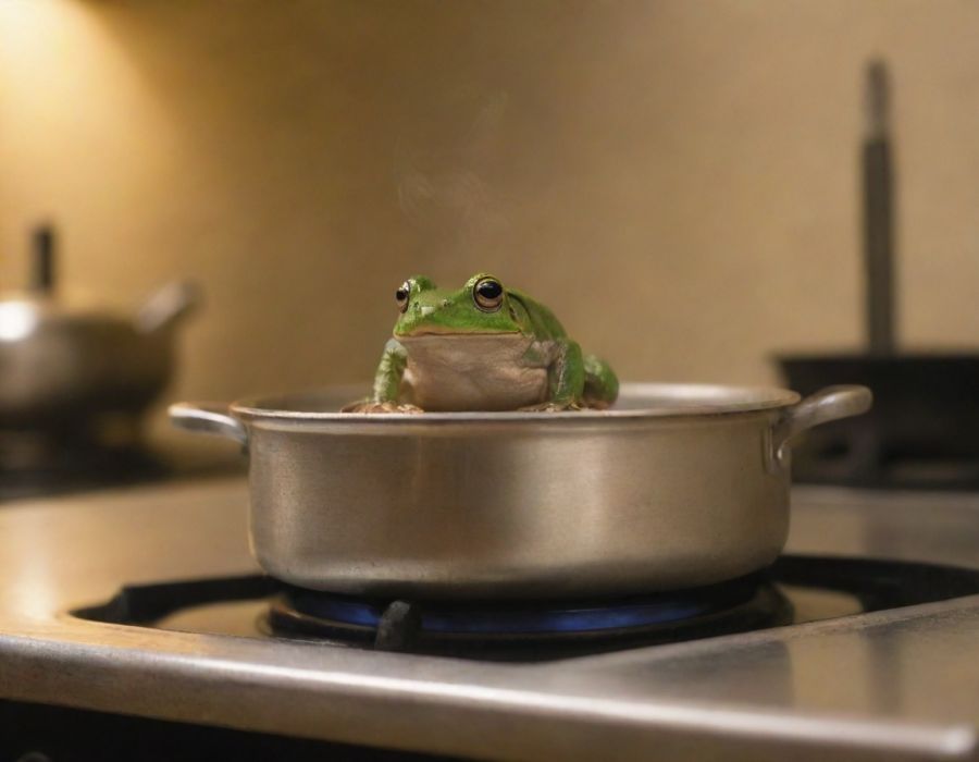 Žábu rychle neuvaříš