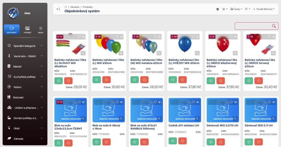 Genexis B2B objednávkový systém