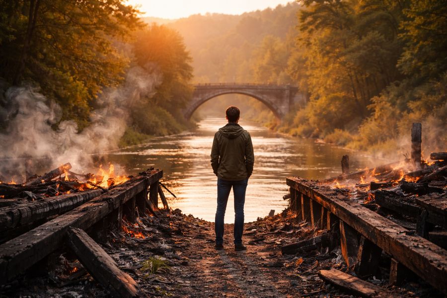 Burning Down Old Bridges: How Healing Yourself Can Transform Your Relationships